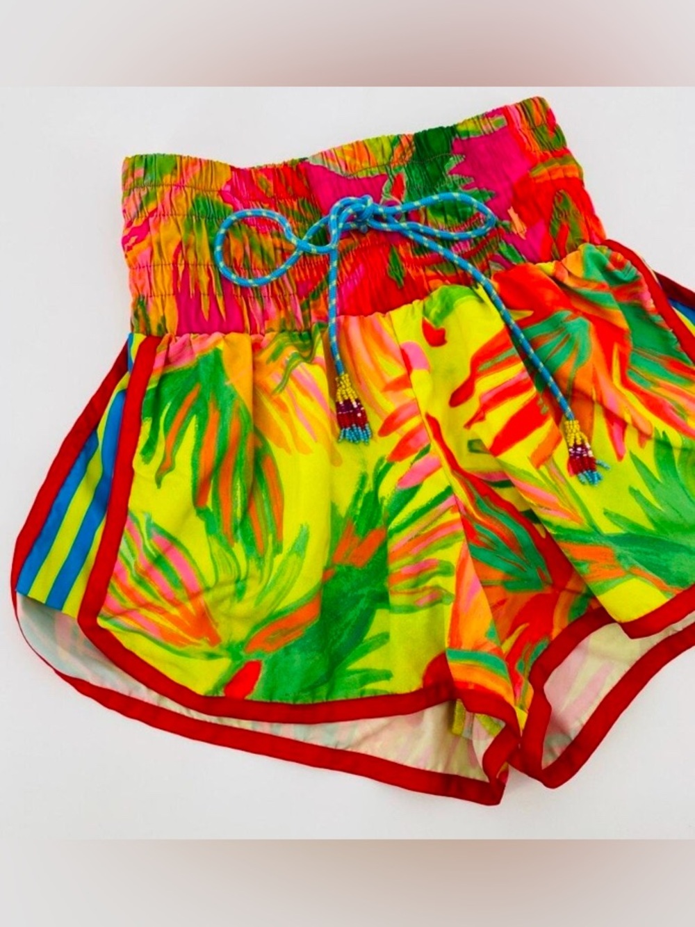 Farm Rio Tropical Painted Birds Vibrant Shorts